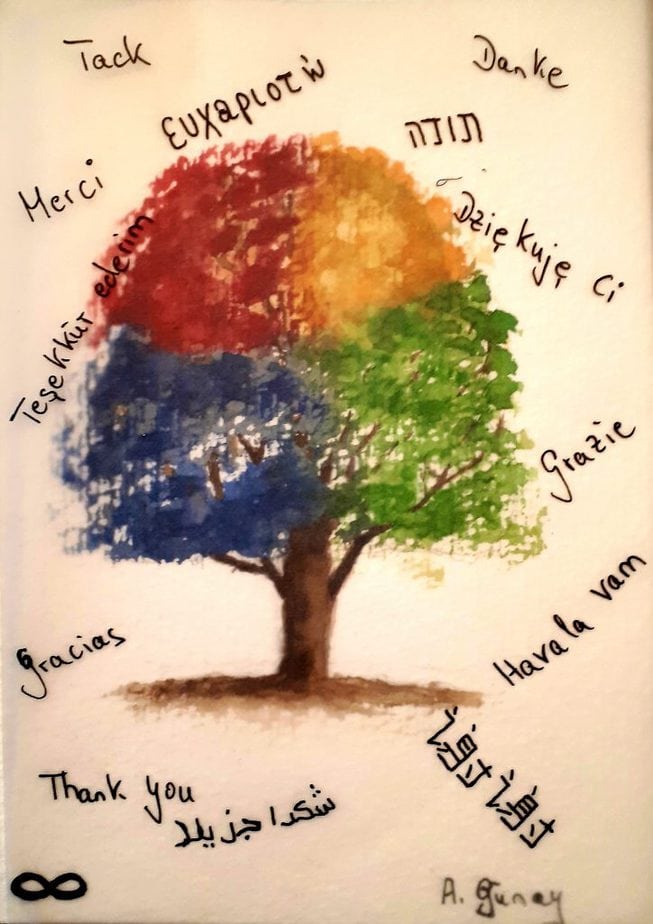 Baum Dank Integrationspreis