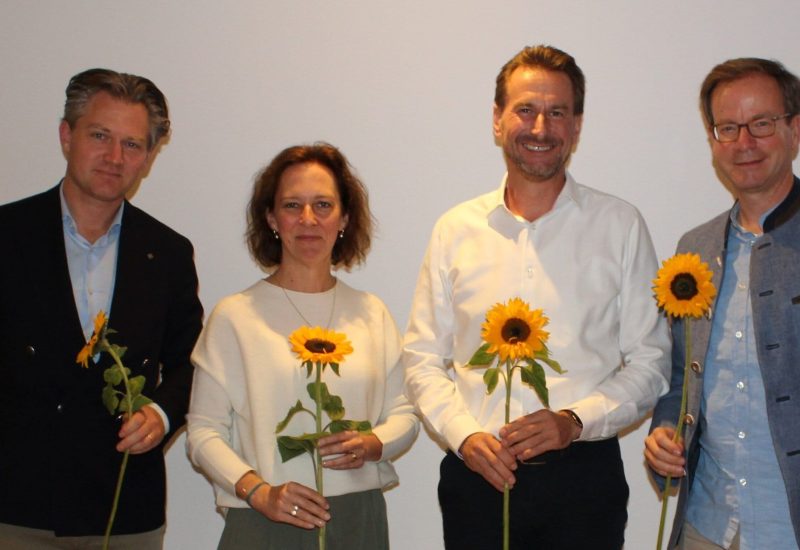 Neuer Vorstand Hospizdienst DaSein e.V. 2025
v.r. Markus C. Müller, Dietmar Eglauer, Mareike Durst, Michael Thaler